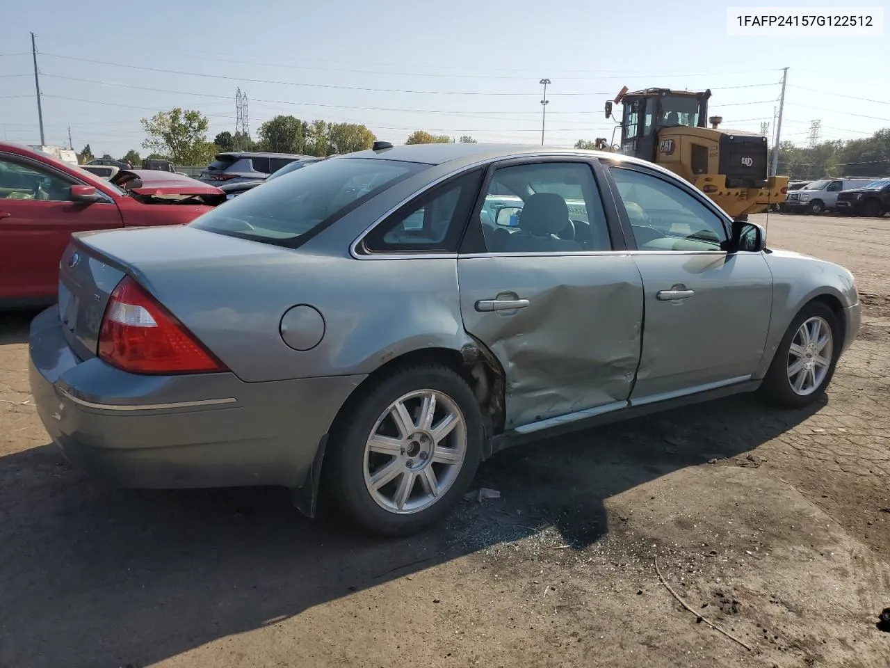 2007 Ford Five Hundred Sel VIN: 1FAFP24157G122512 Lot: 72378484