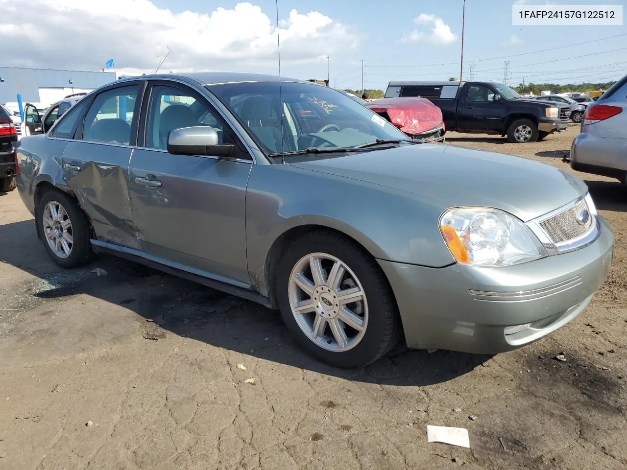 2007 Ford Five Hundred Sel VIN: 1FAFP24157G122512 Lot: 72378484