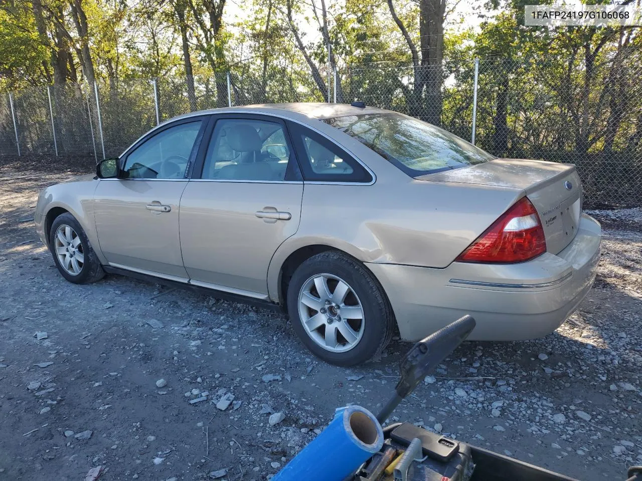 2007 Ford Five Hundred Sel VIN: 1FAFP24197G106068 Lot: 72537424