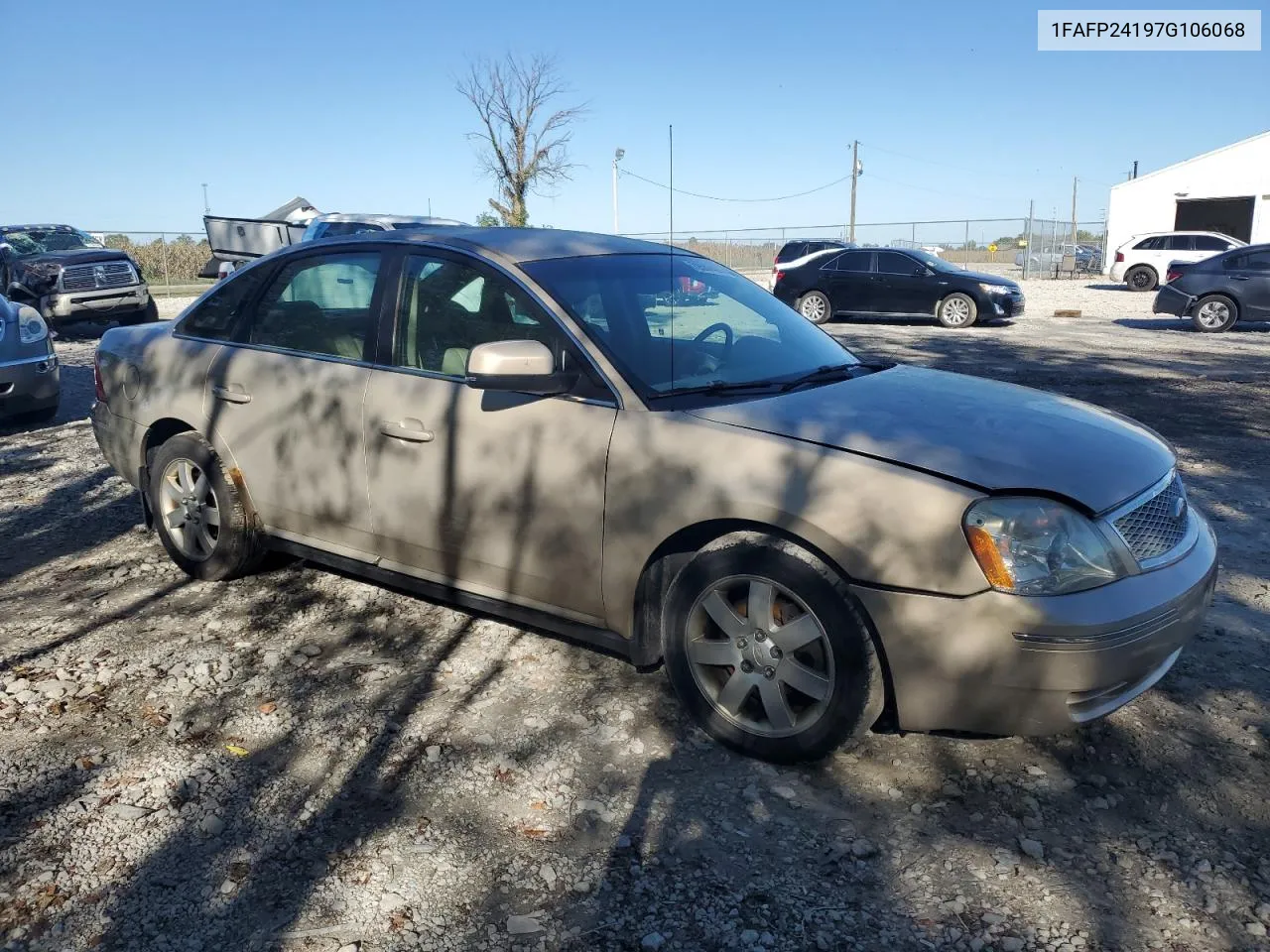 1FAFP24197G106068 2007 Ford Five Hundred Sel