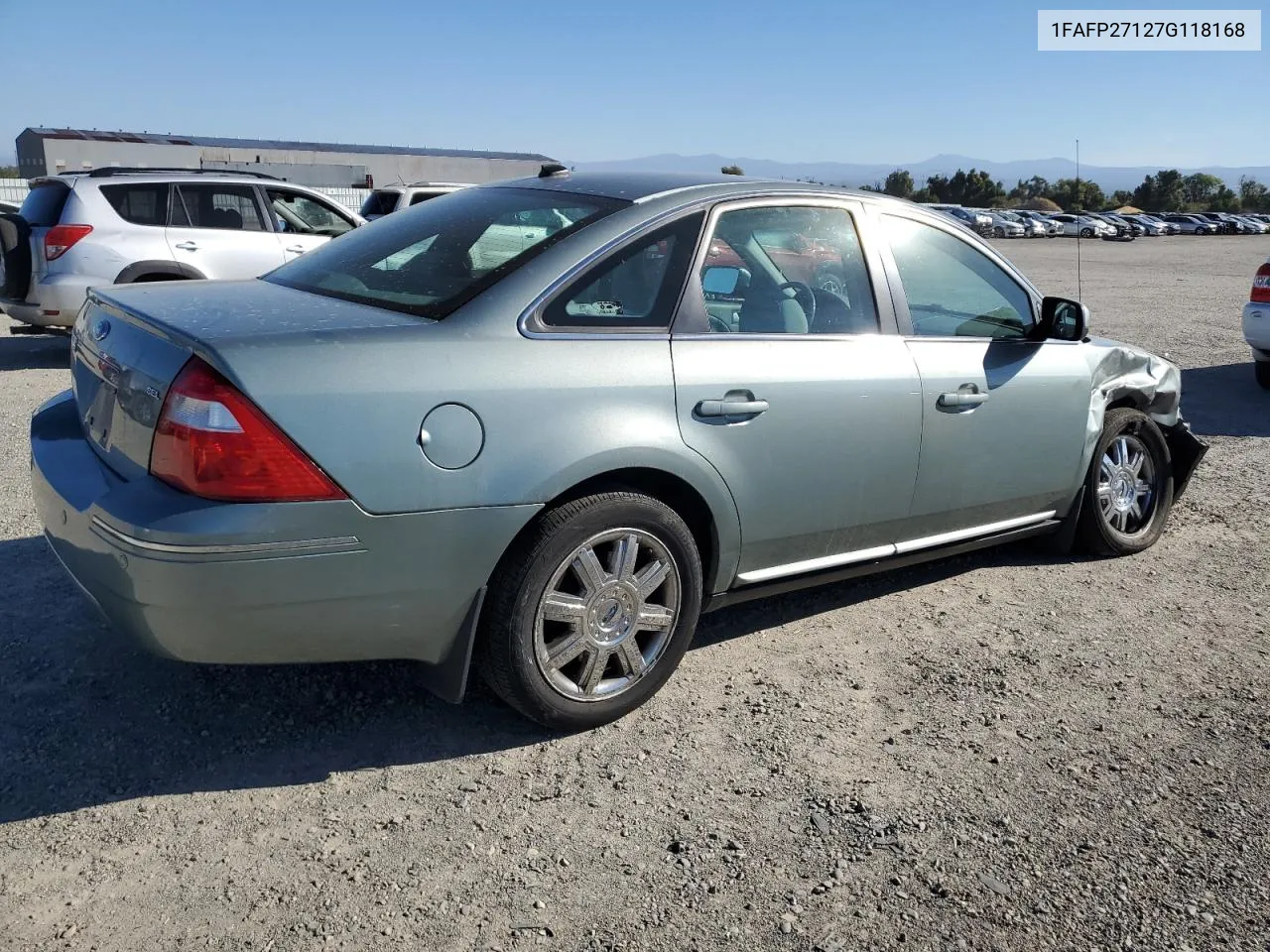 2007 Ford Five Hundred Sel VIN: 1FAFP27127G118168 Lot: 73145044