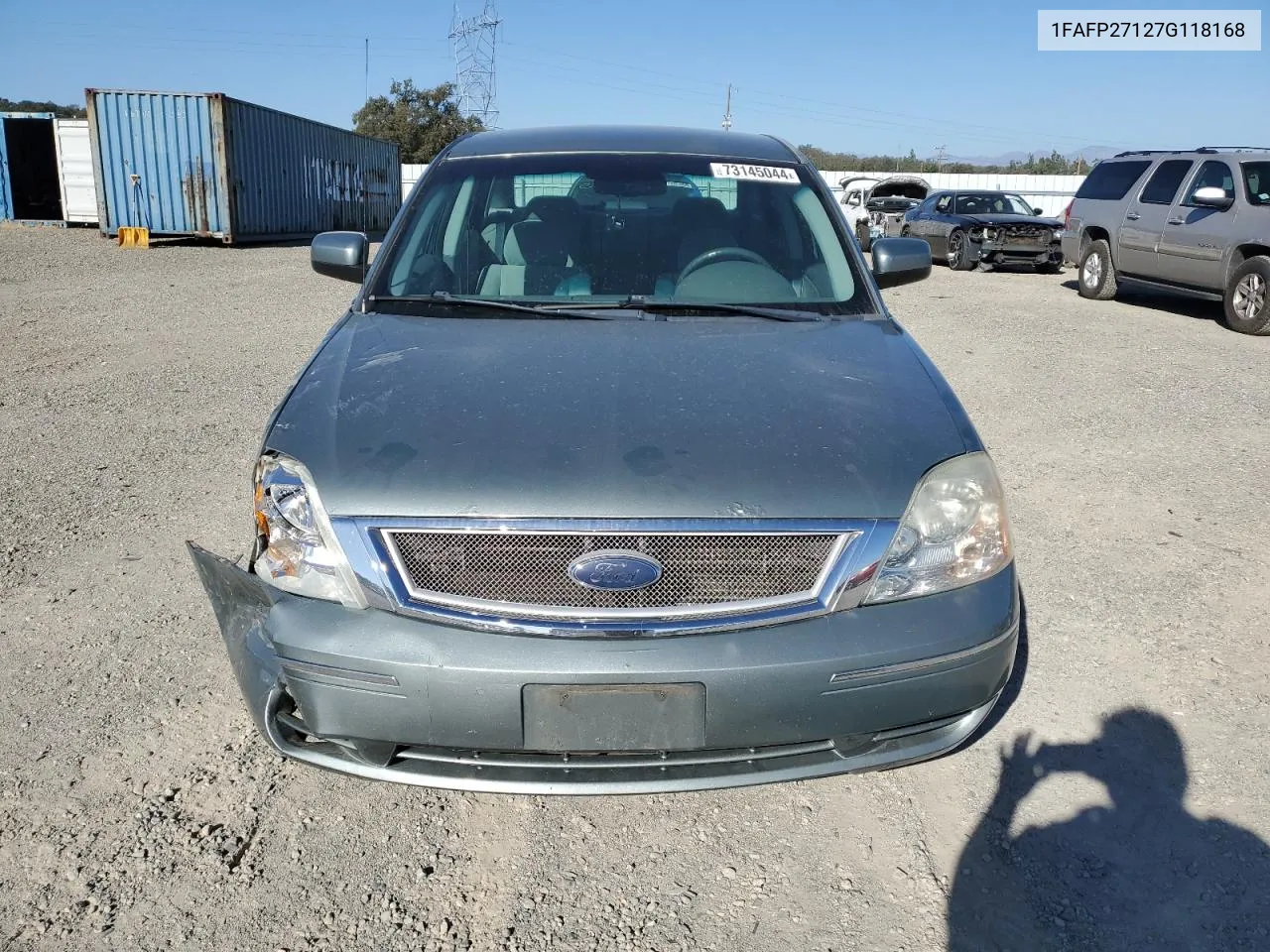 1FAFP27127G118168 2007 Ford Five Hundred Sel