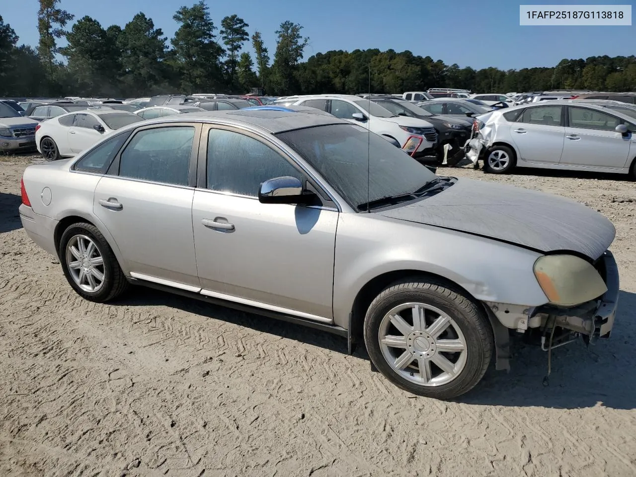 2007 Ford Five Hundred Limited VIN: 1FAFP25187G113818 Lot: 74110814