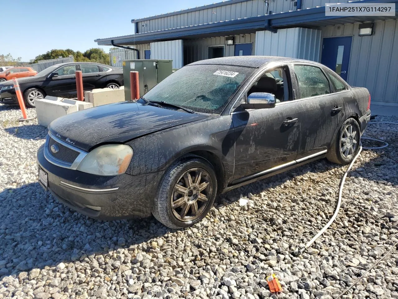 2007 Ford Five Hundred Limited VIN: 1FAHP251X7G114297 Lot: 75416234