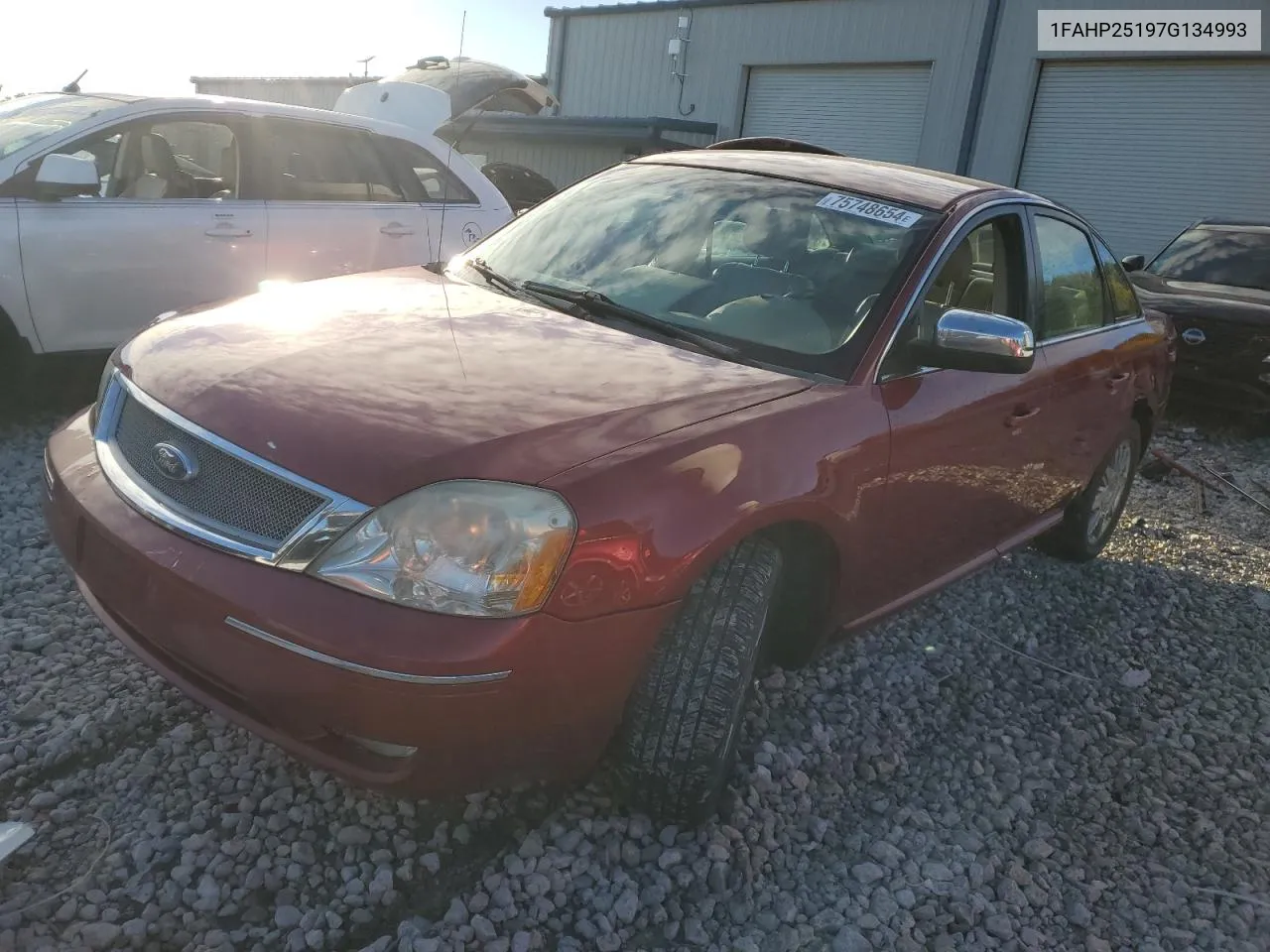 2007 Ford Five Hundred Limited VIN: 1FAHP25197G134993 Lot: 75748654