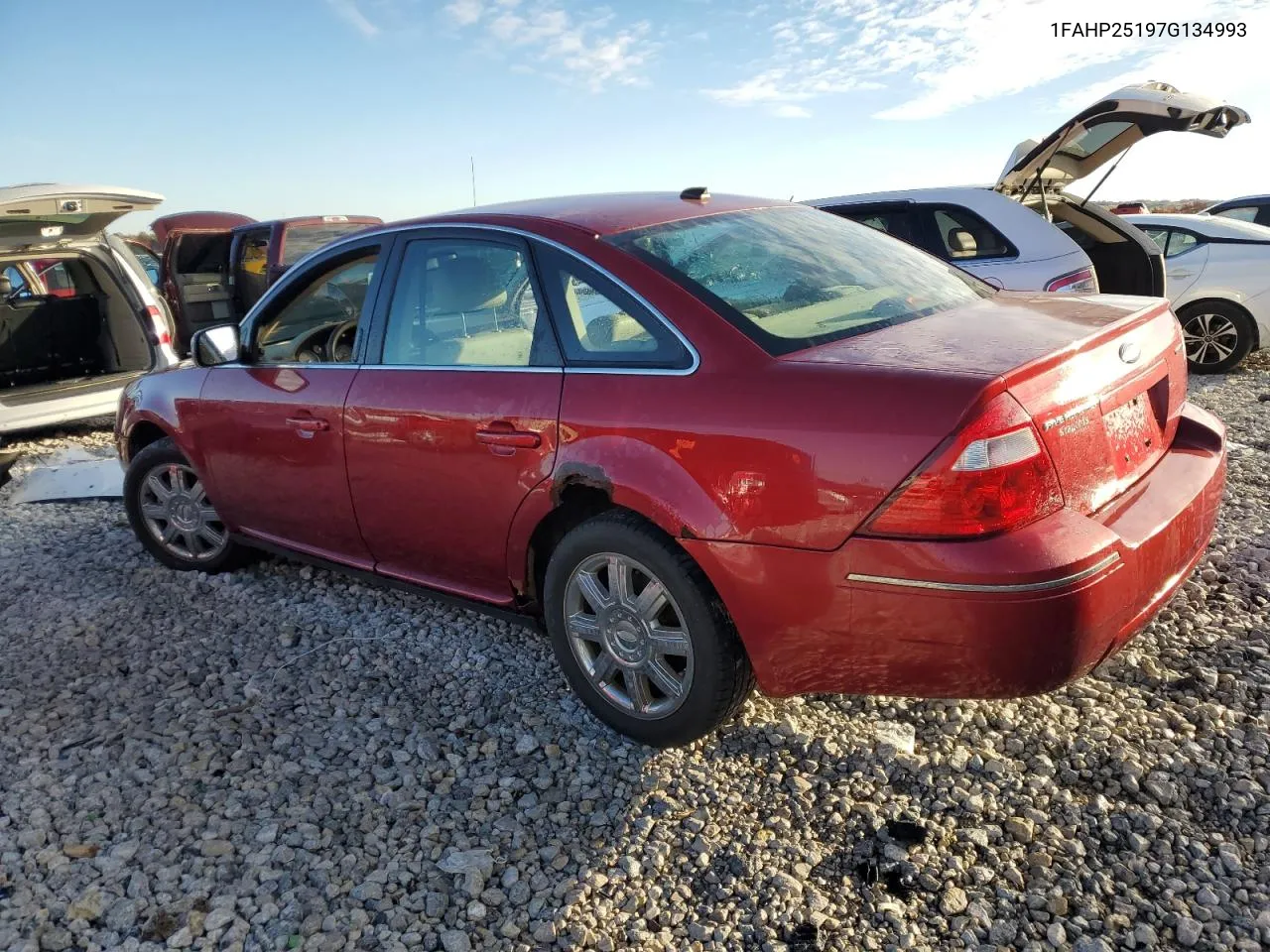 2007 Ford Five Hundred Limited VIN: 1FAHP25197G134993 Lot: 75748654