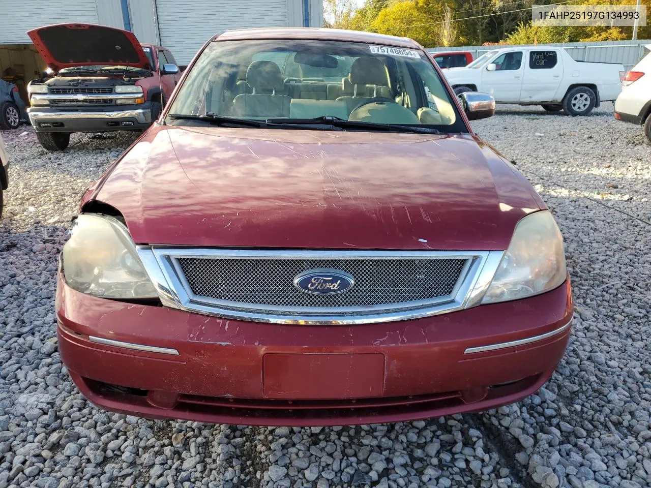 2007 Ford Five Hundred Limited VIN: 1FAHP25197G134993 Lot: 75748654