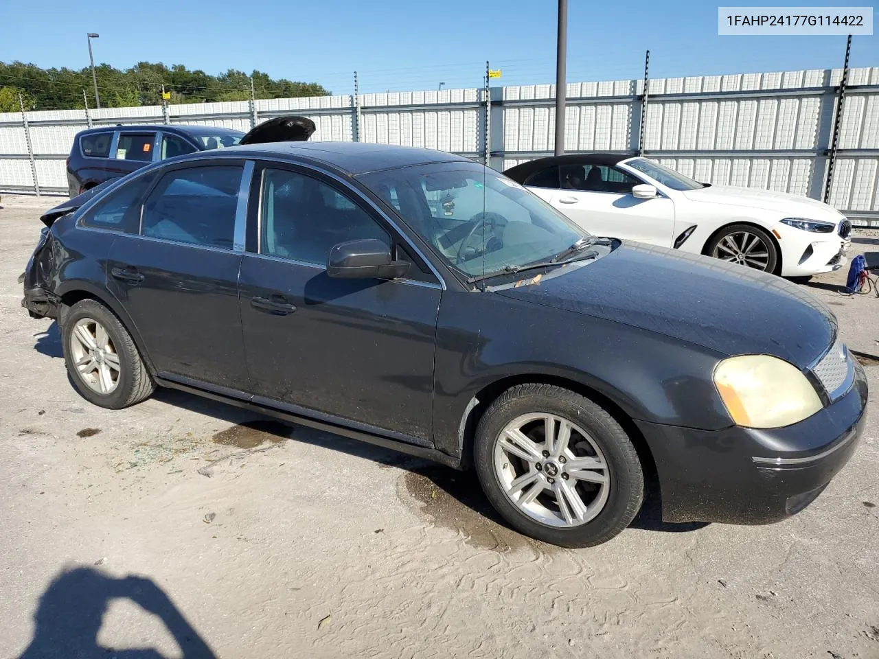 2007 Ford Five Hundred Sel VIN: 1FAHP24177G114422 Lot: 77028184