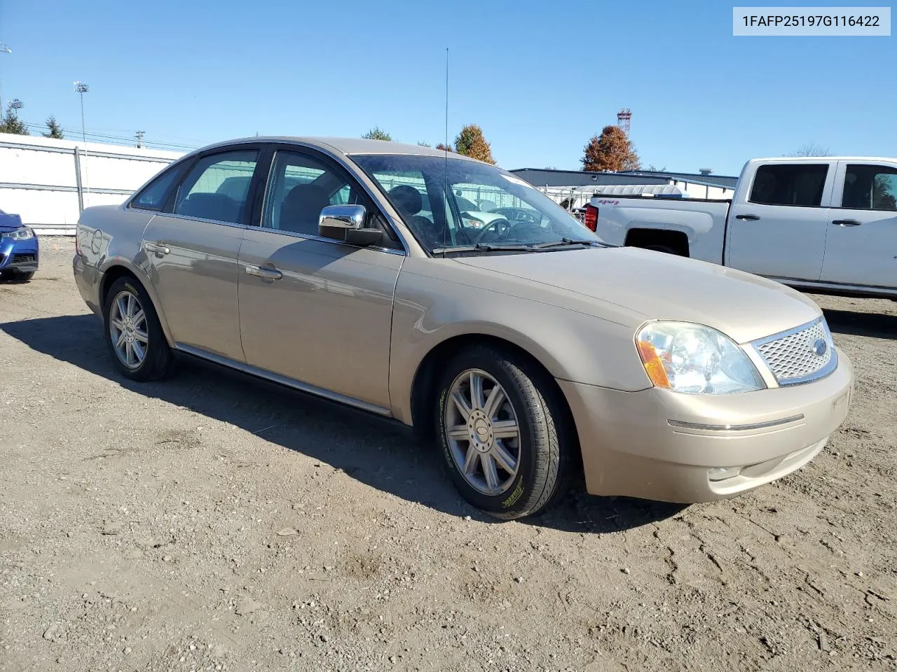 2007 Ford Five Hundred Limited VIN: 1FAFP25197G116422 Lot: 77234074