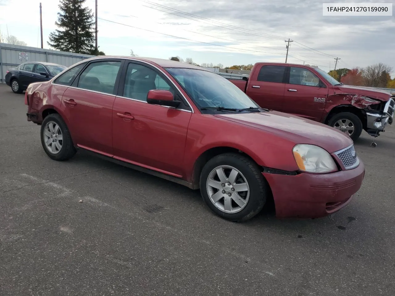 2007 Ford Five Hundred Sel VIN: 1FAHP24127G159090 Lot: 77440244