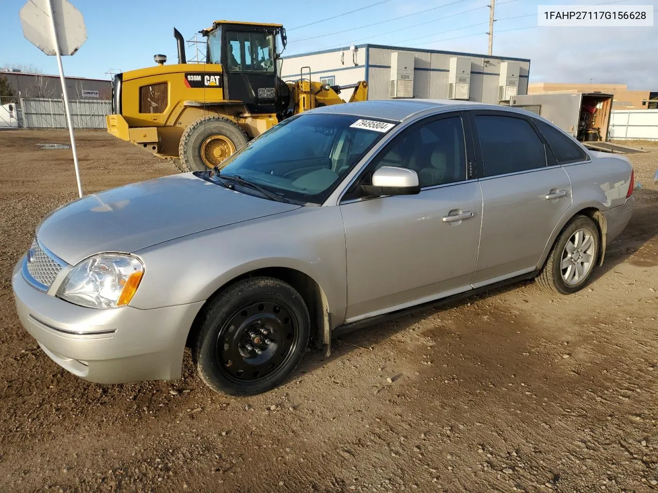 2007 Ford Five Hundred Sel VIN: 1FAHP27117G156628 Lot: 79495804