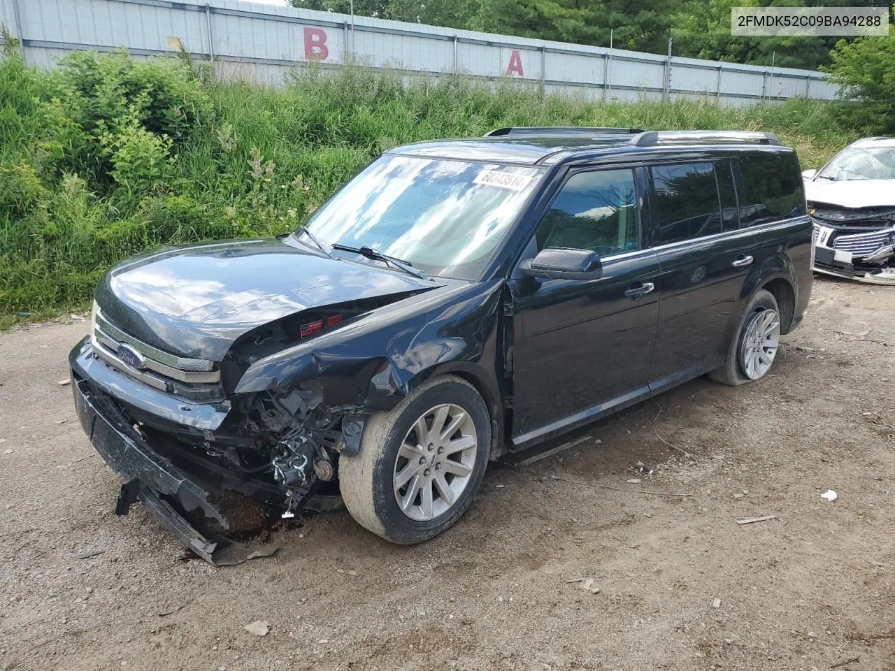 2009 Ford Flex Sel VIN: 2FMDK52C09BA94288 Lot: 60343514