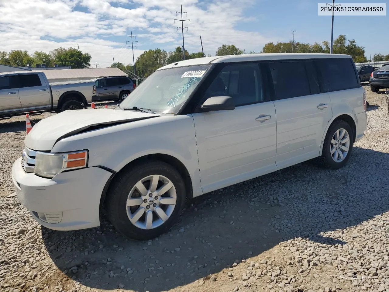 2009 Ford Flex Se VIN: 2FMDK51C99BA04590 Lot: 71002084