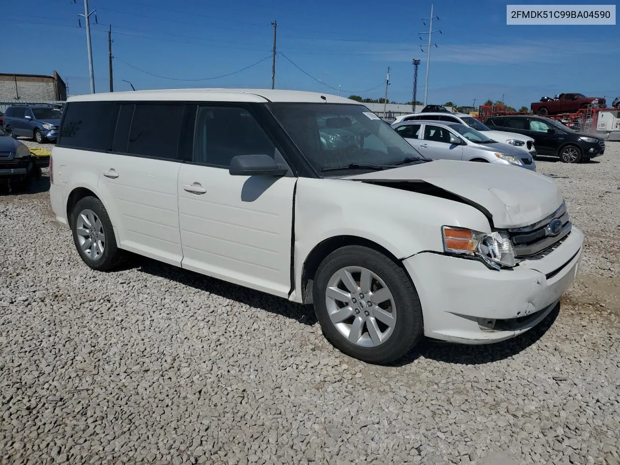 2009 Ford Flex Se VIN: 2FMDK51C99BA04590 Lot: 71002084