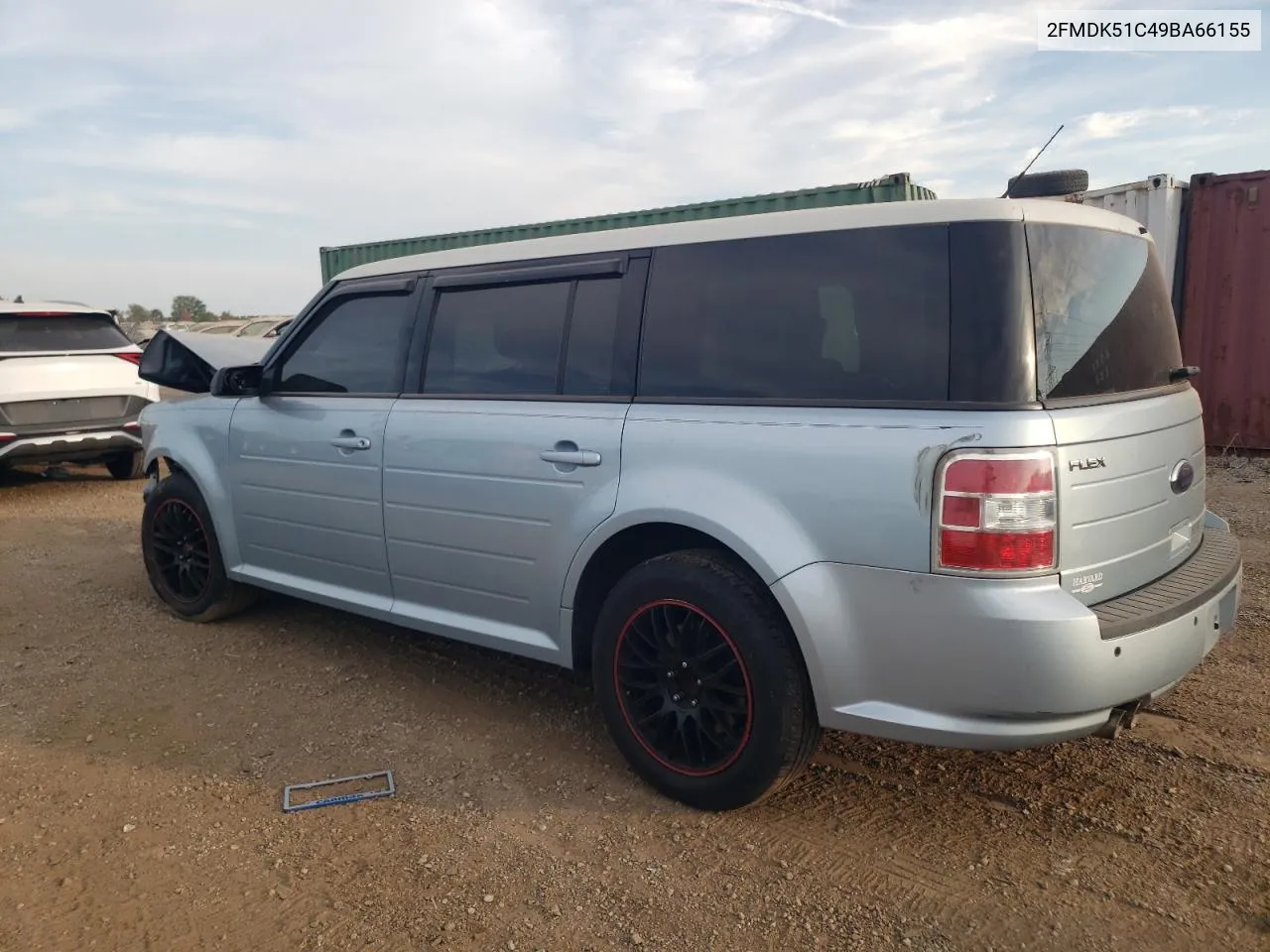 2009 Ford Flex Se VIN: 2FMDK51C49BA66155 Lot: 71583624