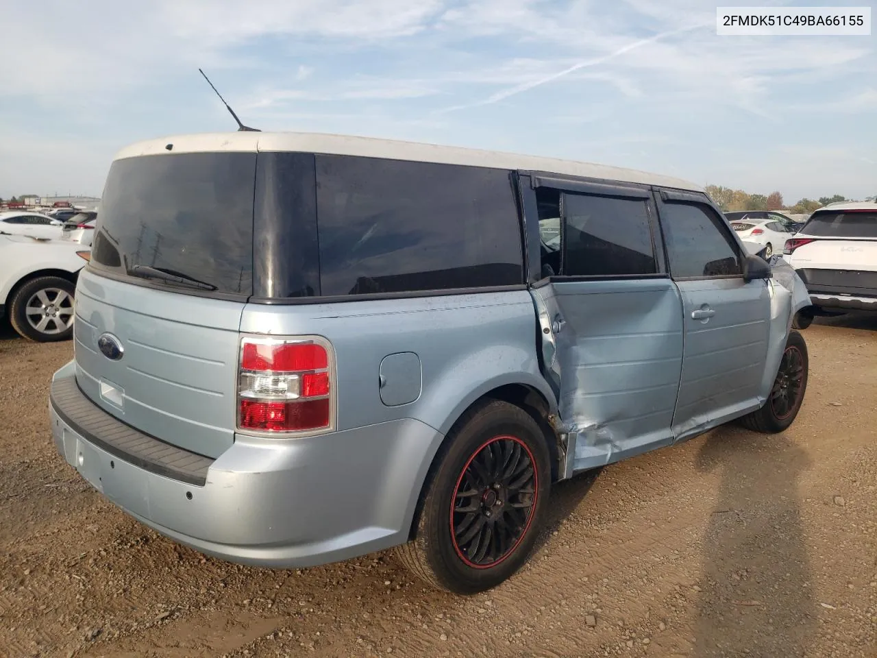 2009 Ford Flex Se VIN: 2FMDK51C49BA66155 Lot: 71583624