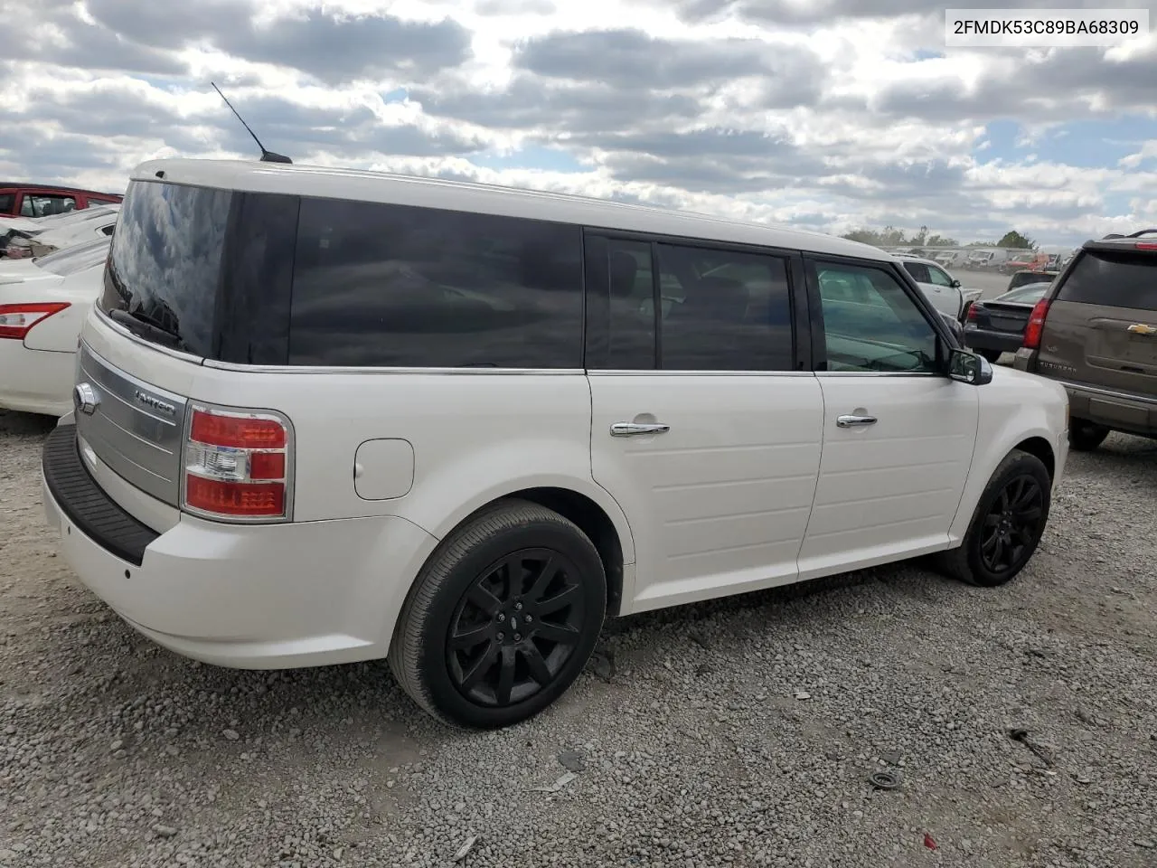 2009 Ford Flex Limited VIN: 2FMDK53C89BA68309 Lot: 72083794