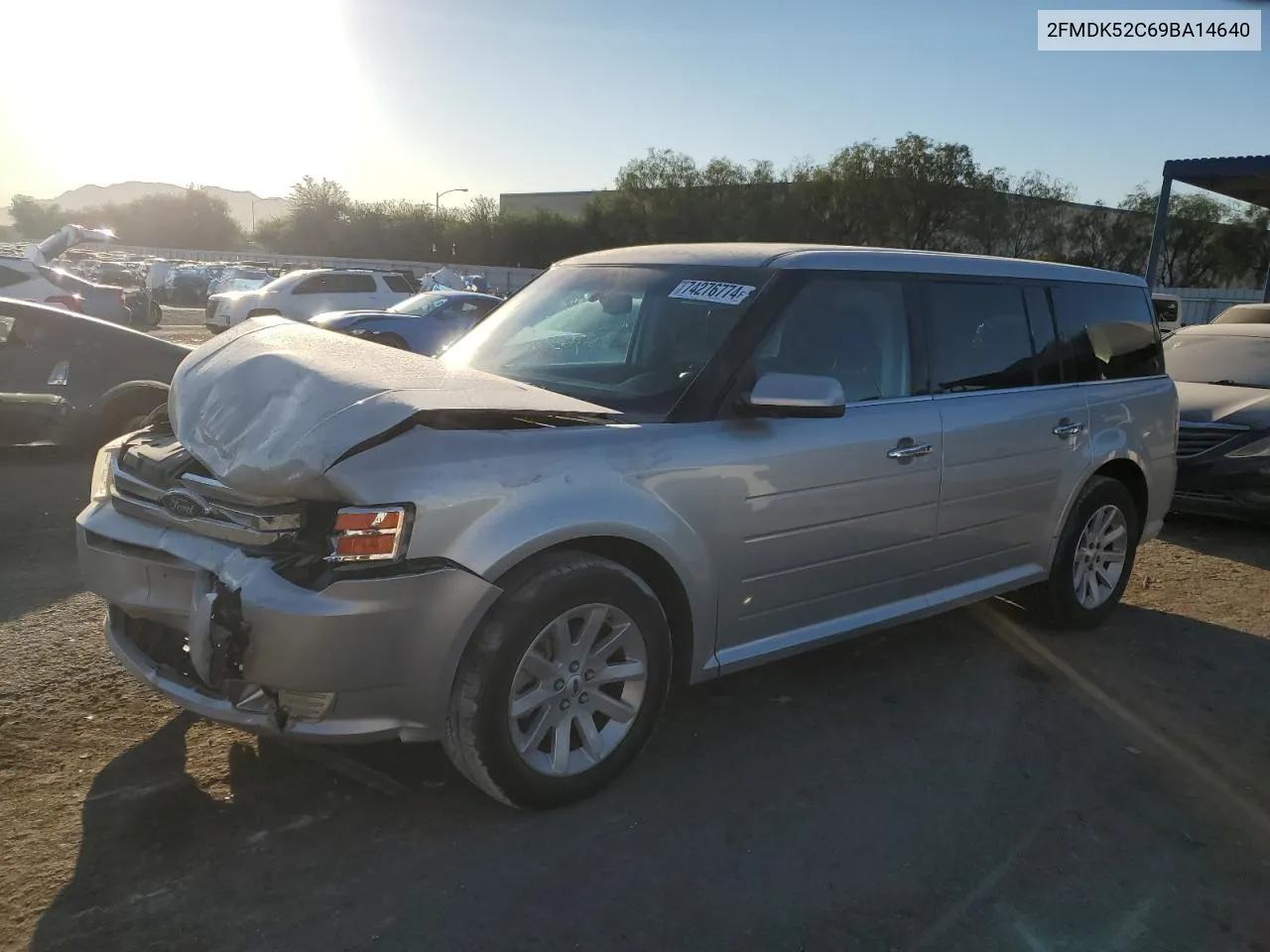 2009 Ford Flex Sel VIN: 2FMDK52C69BA14640 Lot: 74276774