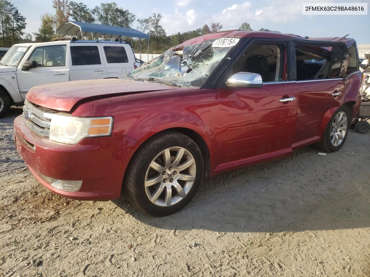 2009 Ford Flex Limited VIN: 2FMEK63C29BA48616 Lot: 75197154