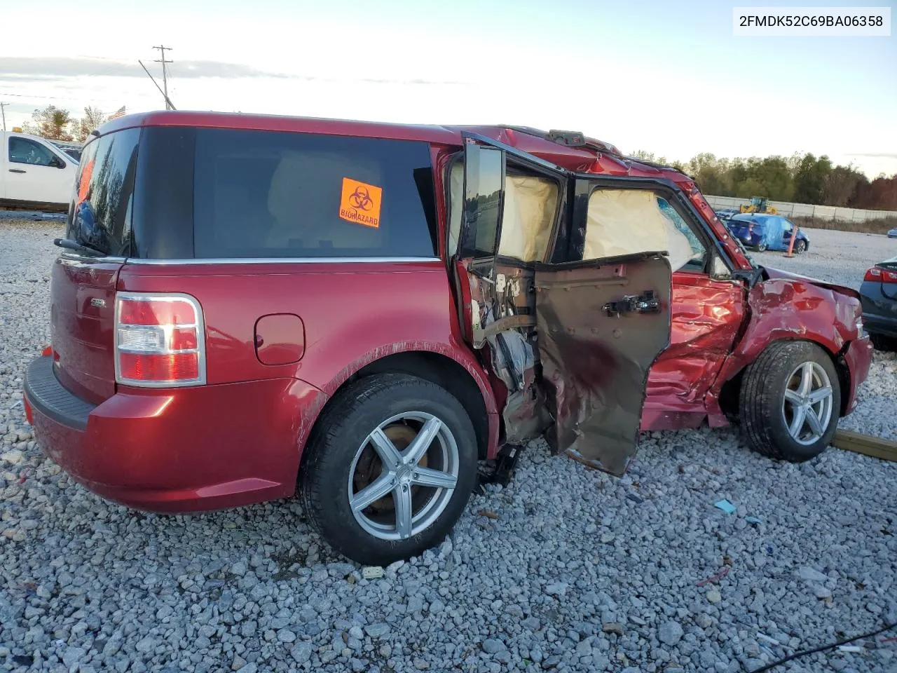 2009 Ford Flex Sel VIN: 2FMDK52C69BA06358 Lot: 76029164