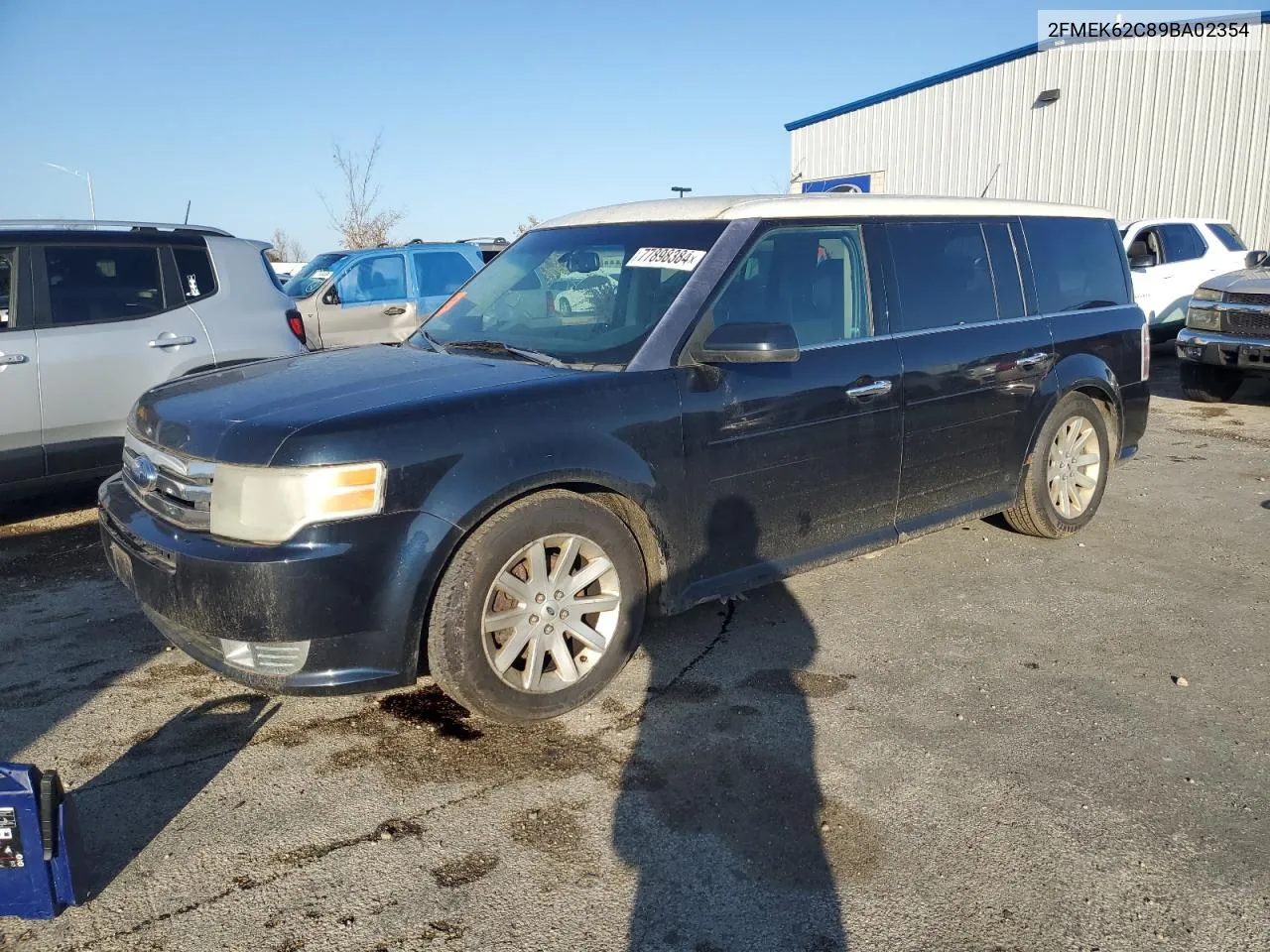 2009 Ford Flex Sel VIN: 2FMEK62C89BA02354 Lot: 77898384