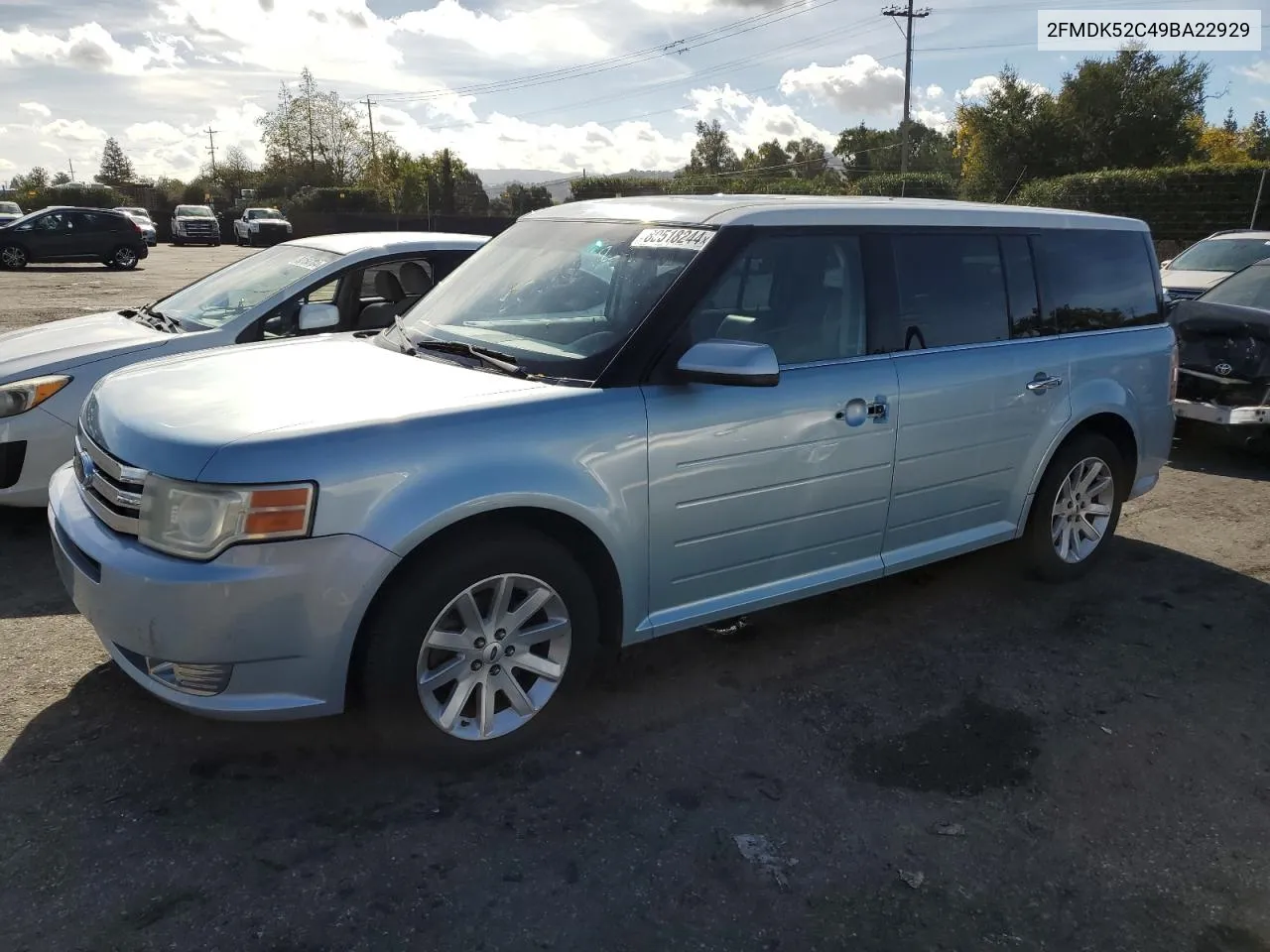 2009 Ford Flex Sel VIN: 2FMDK52C49BA22929 Lot: 80518244