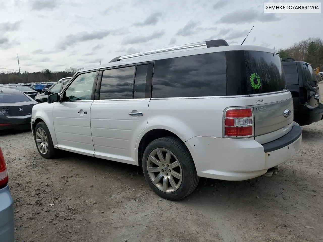 2010 Ford Flex Limited VIN: 2FMHK6DC7ABA91204 Lot: 49070744