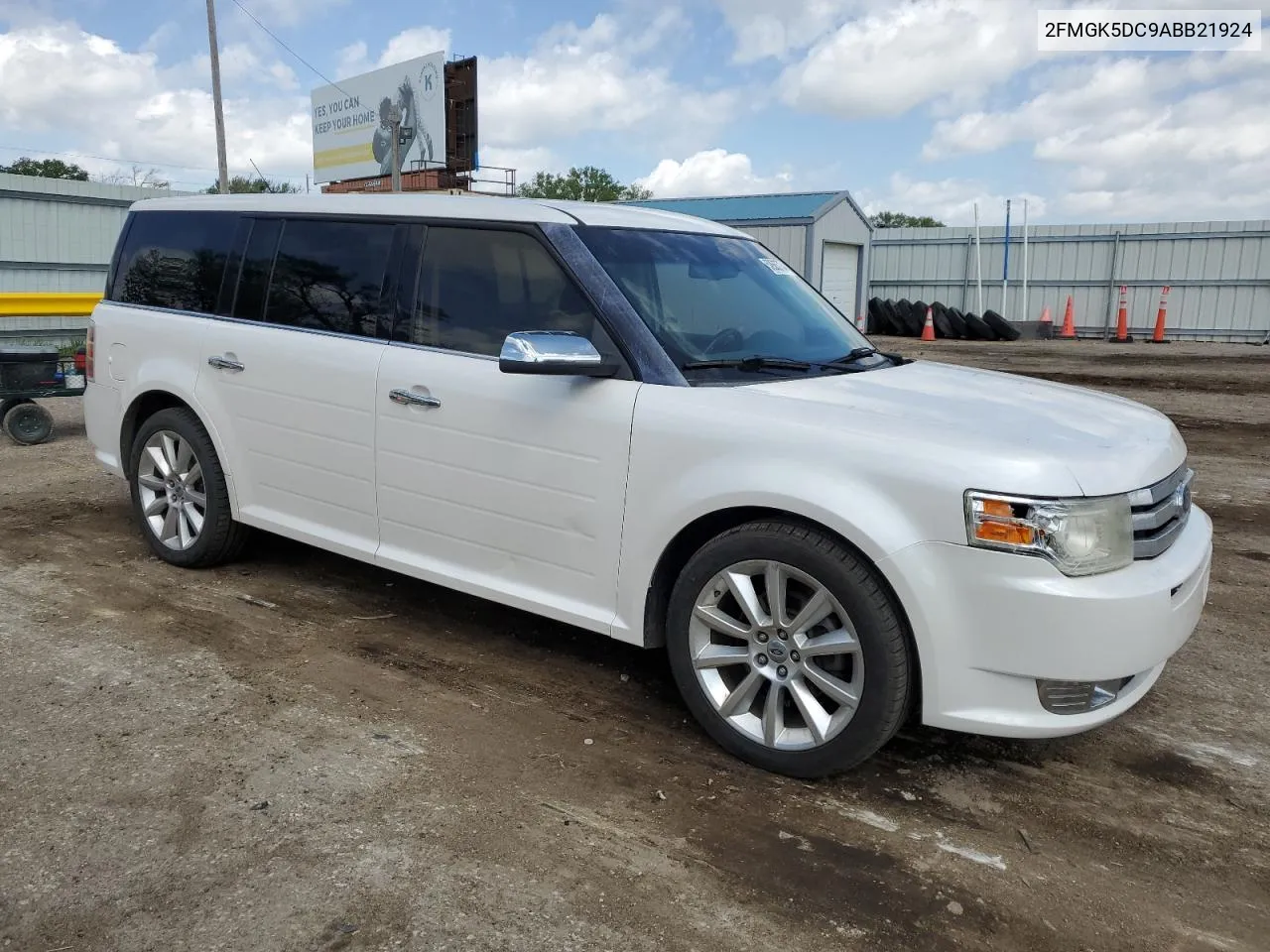 2010 Ford Flex Limited VIN: 2FMGK5DC9ABB21924 Lot: 52663734