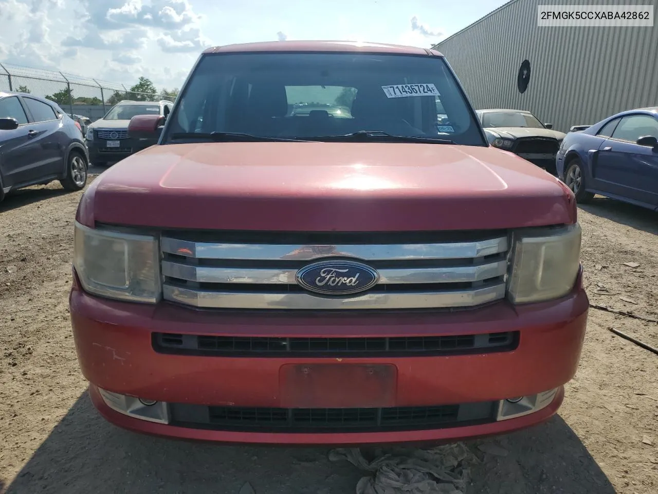 2010 Ford Flex Sel VIN: 2FMGK5CCXABA42862 Lot: 71436724