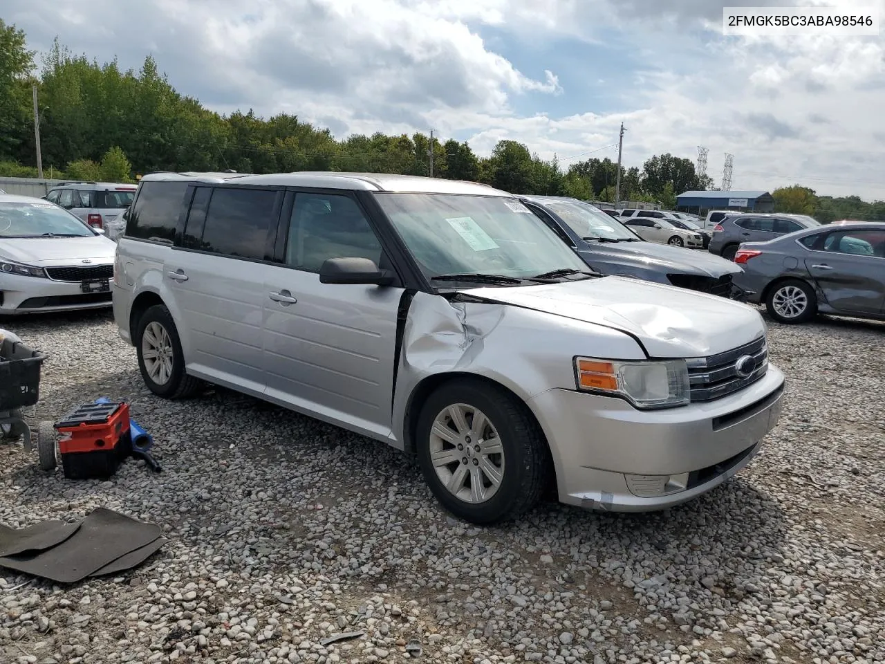 2010 Ford Flex Se VIN: 2FMGK5BC3ABA98546 Lot: 72418794