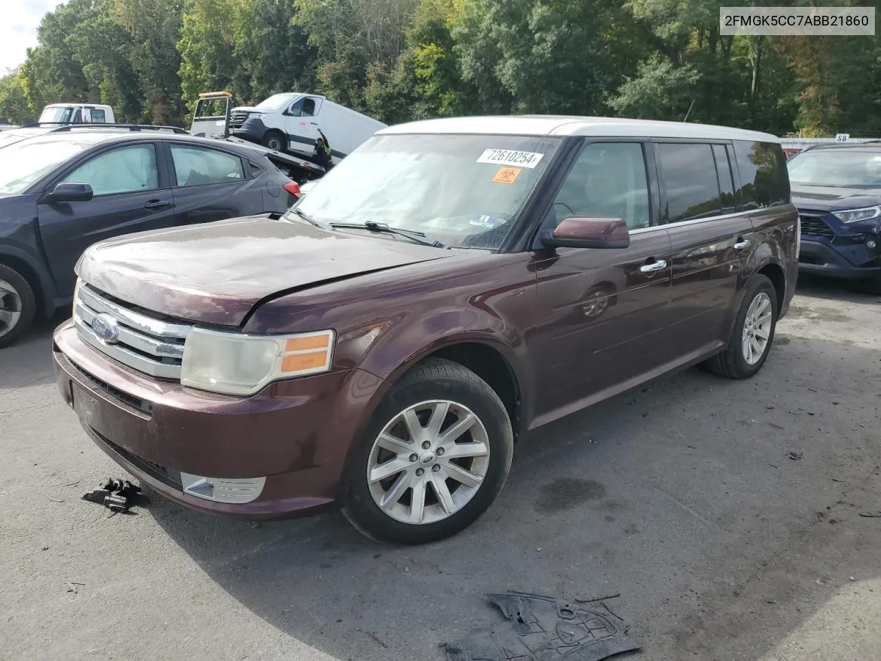 2010 Ford Flex Sel VIN: 2FMGK5CC7ABB21860 Lot: 72610254