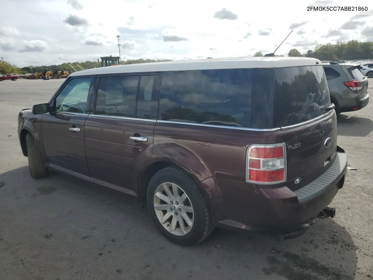 2010 Ford Flex Sel VIN: 2FMGK5CC7ABB21860 Lot: 72610254