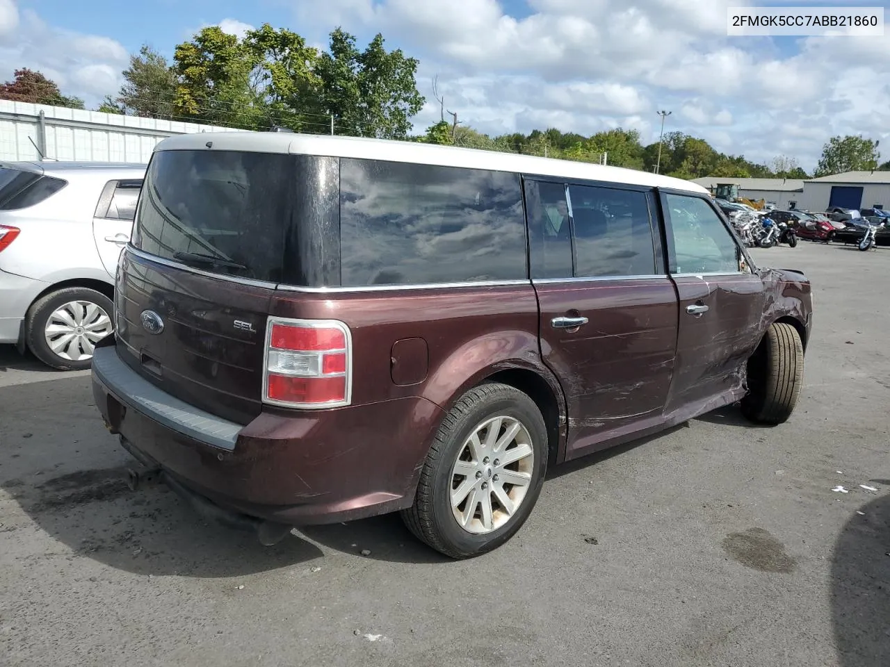 2010 Ford Flex Sel VIN: 2FMGK5CC7ABB21860 Lot: 72610254