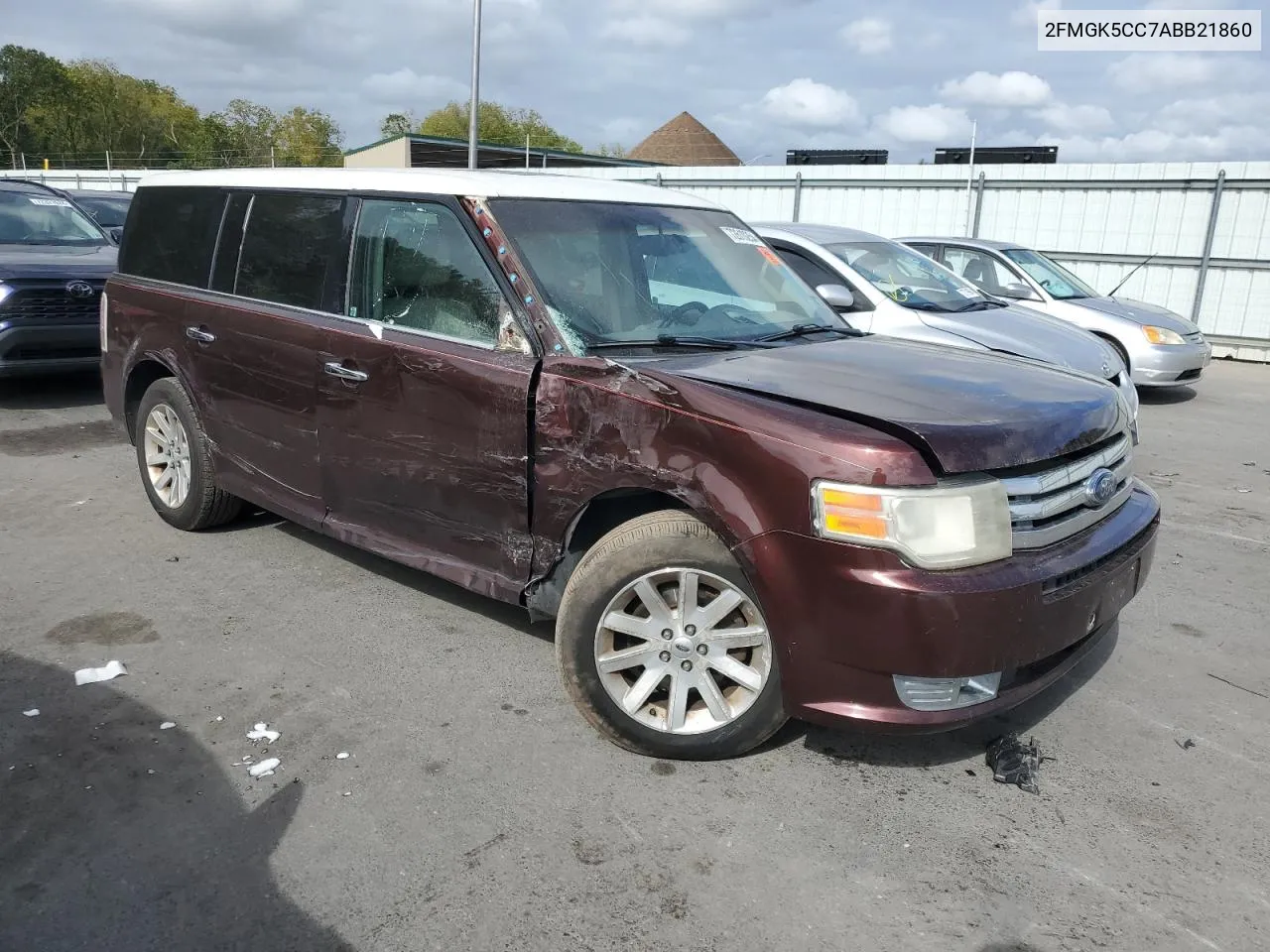 2010 Ford Flex Sel VIN: 2FMGK5CC7ABB21860 Lot: 72610254