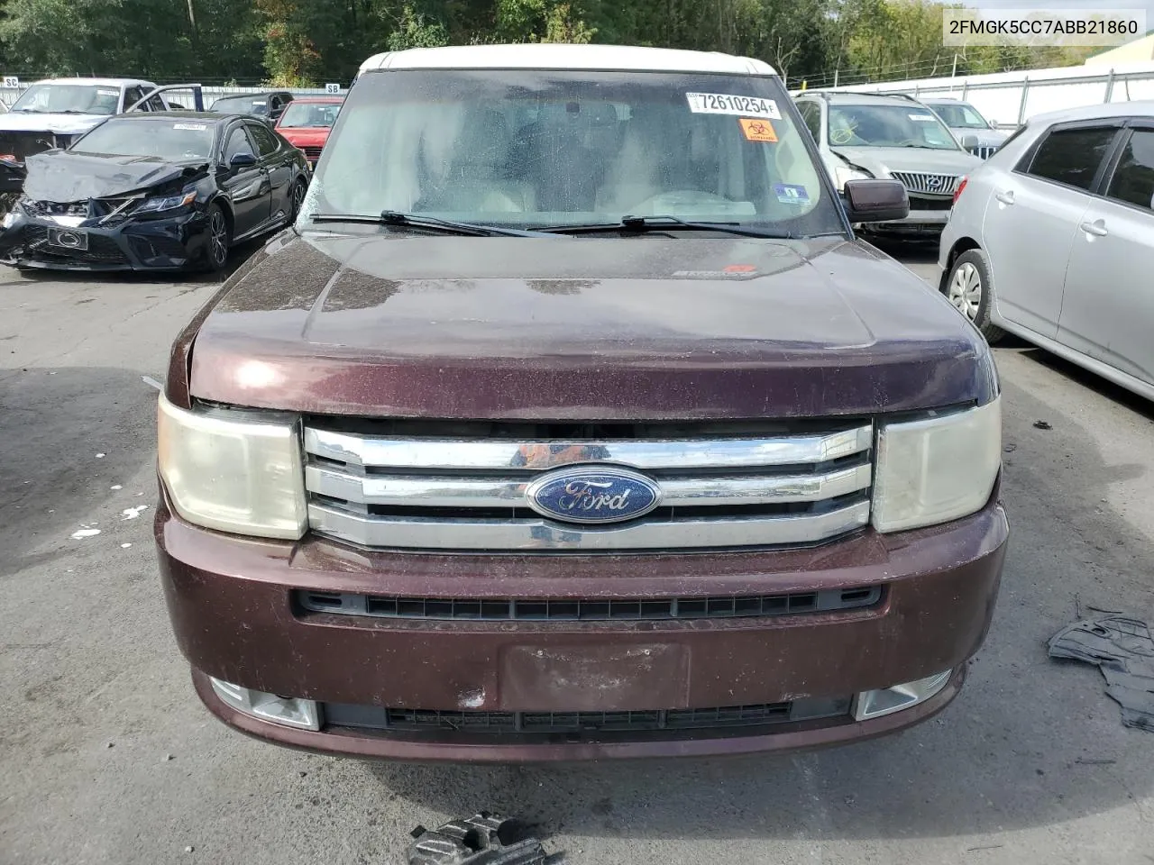 2010 Ford Flex Sel VIN: 2FMGK5CC7ABB21860 Lot: 72610254