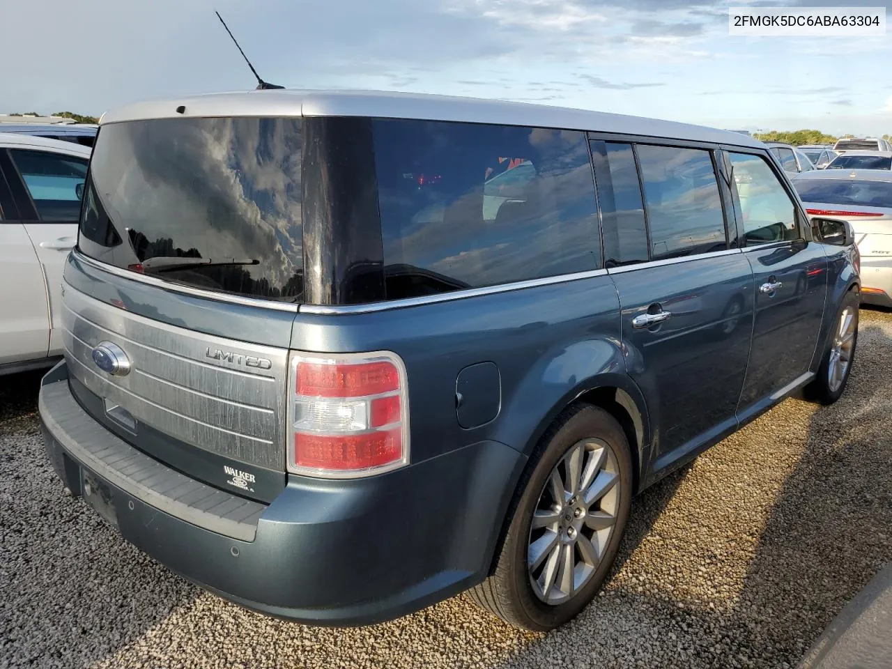 2010 Ford Flex Limited VIN: 2FMGK5DC6ABA63304 Lot: 74236104