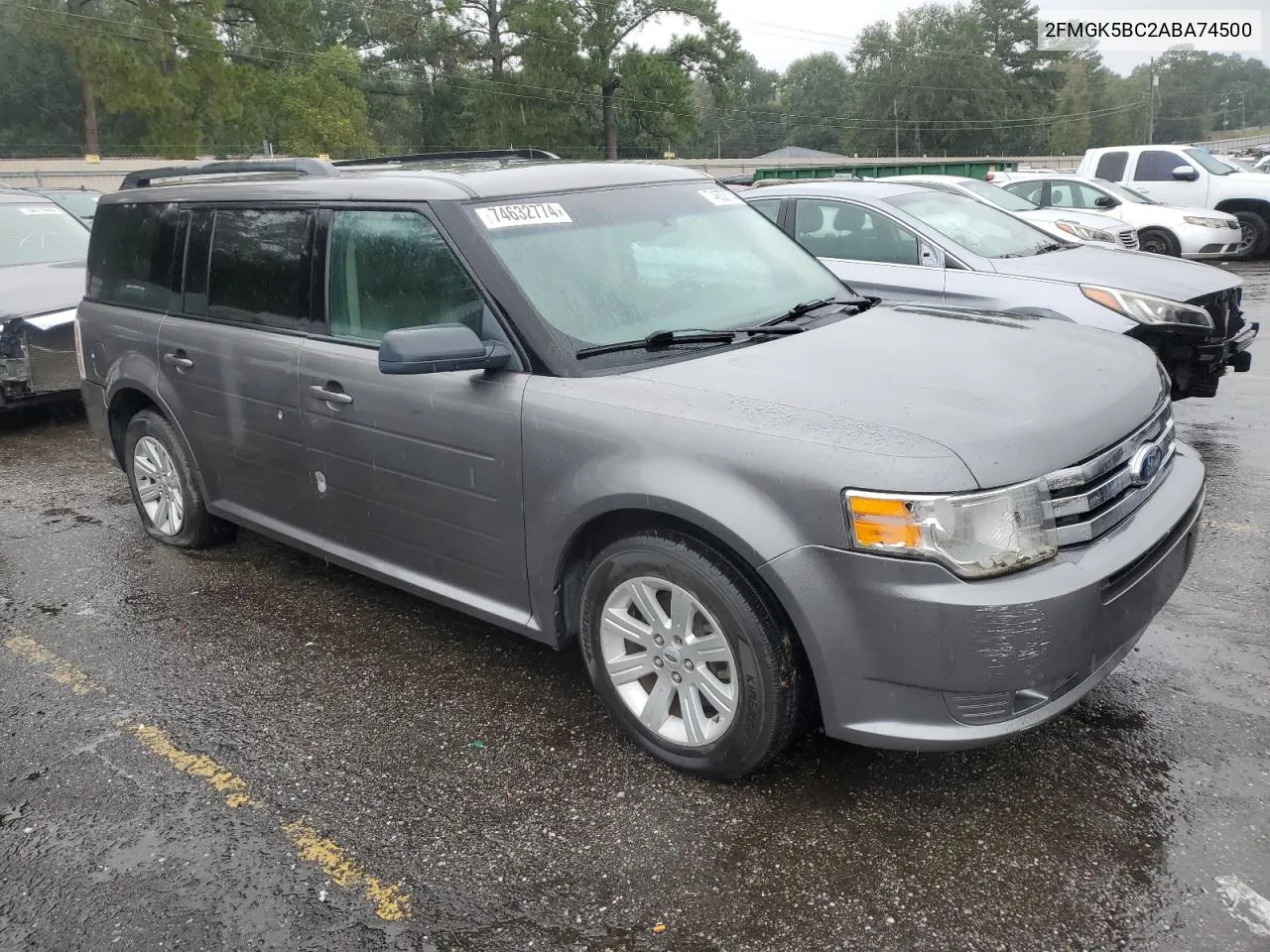 2010 Ford Flex Se VIN: 2FMGK5BC2ABA74500 Lot: 74632774