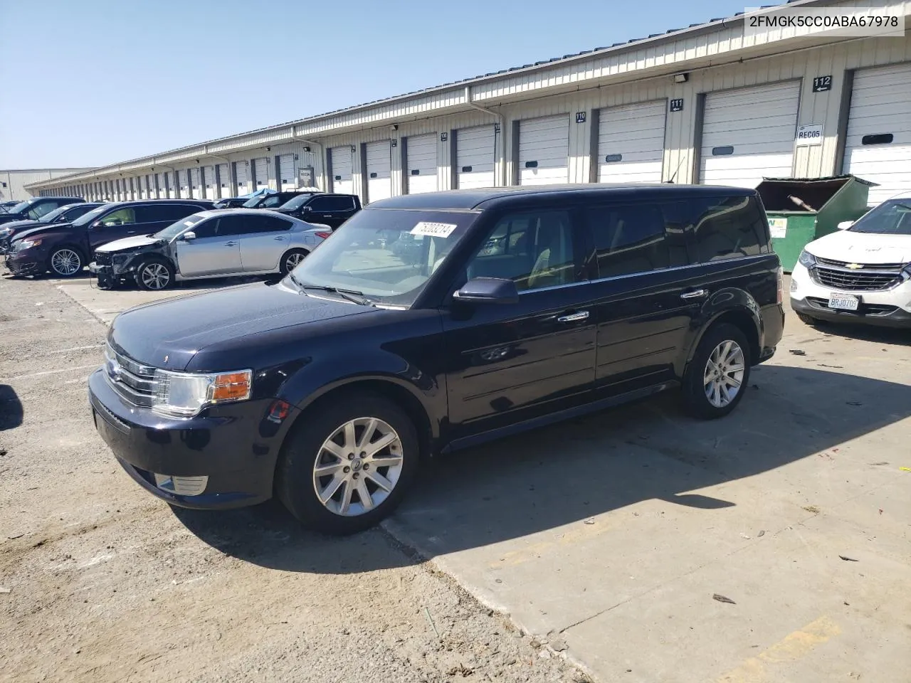 2010 Ford Flex Sel VIN: 2FMGK5CC0ABA67978 Lot: 75203214