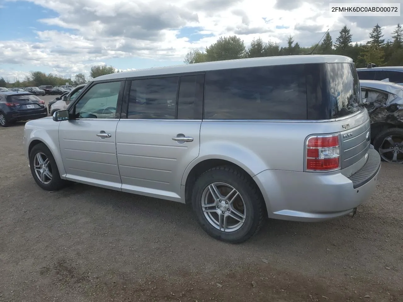 2010 Ford Flex Limited VIN: 2FMHK6DC0ABD00072 Lot: 75227544