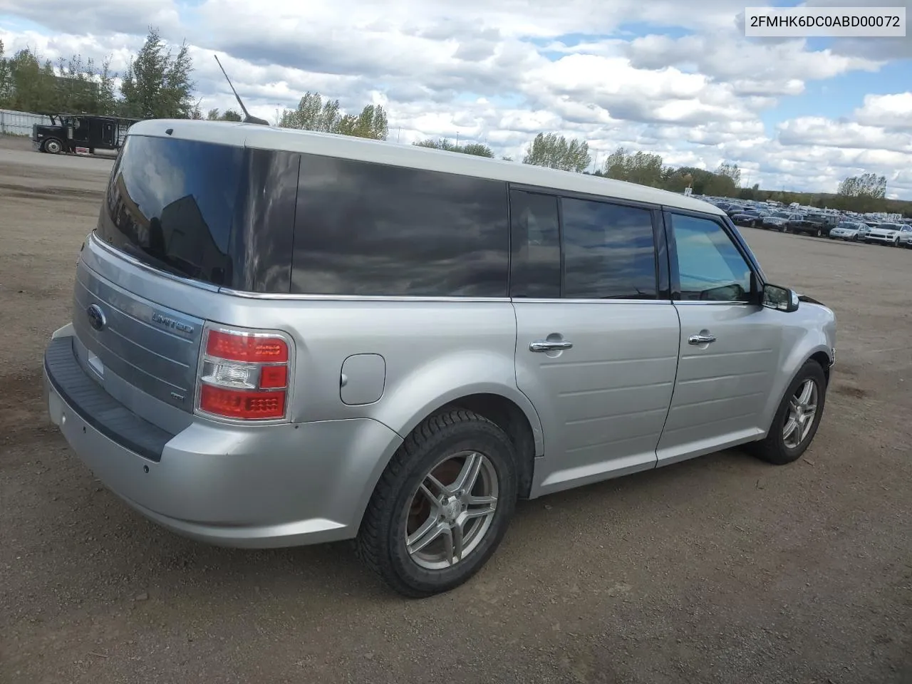 2010 Ford Flex Limited VIN: 2FMHK6DC0ABD00072 Lot: 75227544