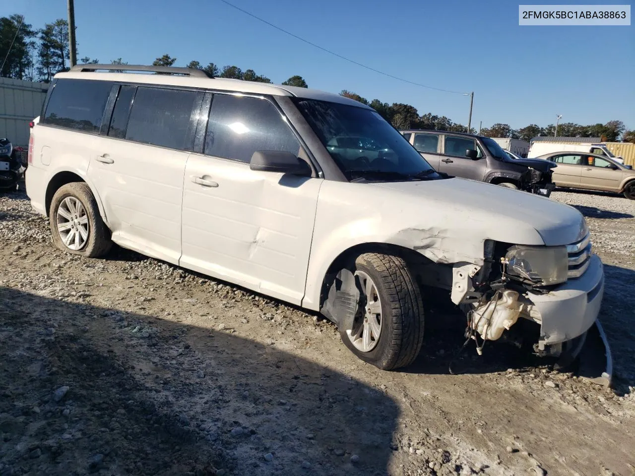 2010 Ford Flex Se VIN: 2FMGK5BC1ABA38863 Lot: 80819254