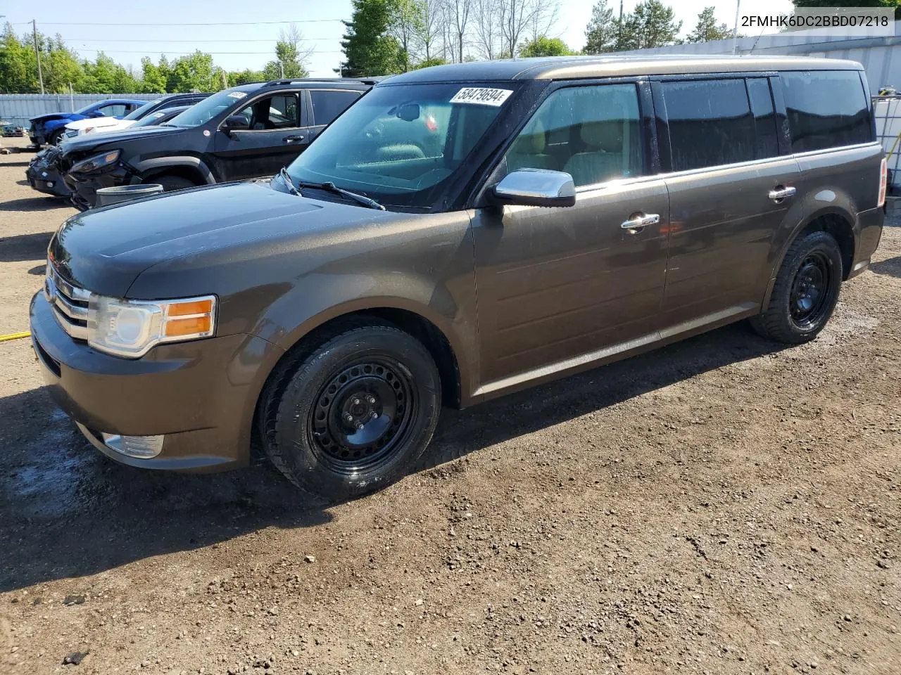 2011 Ford Flex Limited VIN: 2FMHK6DC2BBD07218 Lot: 58479694