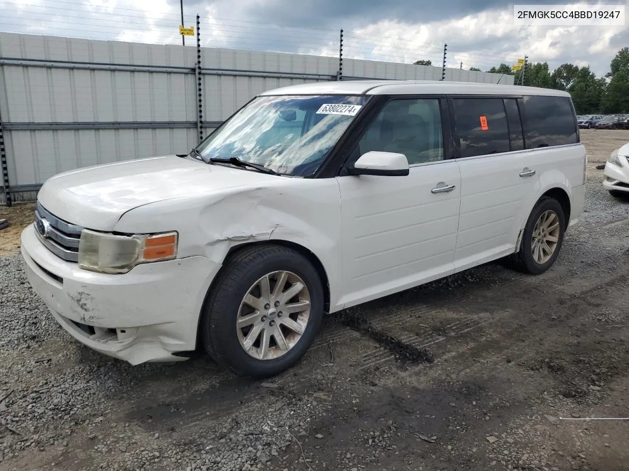 2FMGK5CC4BBD19247 2011 Ford Flex Sel