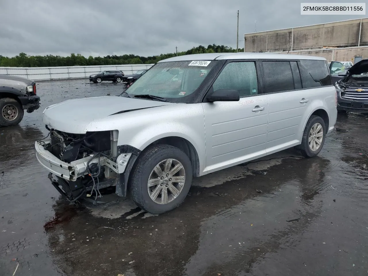 2011 Ford Flex Se VIN: 2FMGK5BC8BBD11556 Lot: 63879524