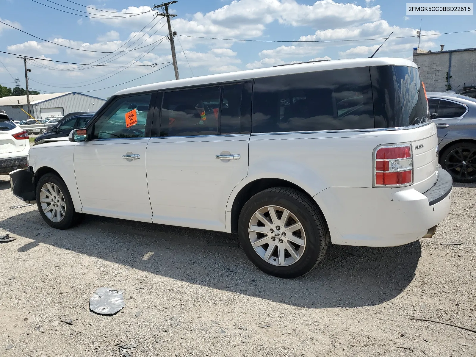 2011 Ford Flex Sel VIN: 2FMGK5CC0BBD22615 Lot: 63898394