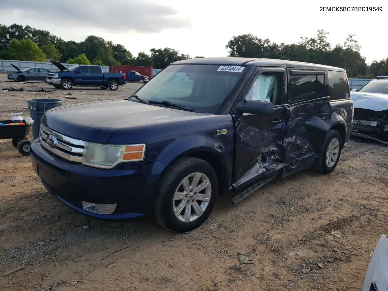 2011 Ford Flex Se VIN: 2FMGK5BC7BBD19549 Lot: 65350414