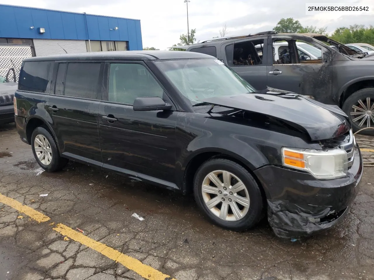 2011 Ford Flex Se VIN: 2FMGK5BC6BBD26542 Lot: 67112714