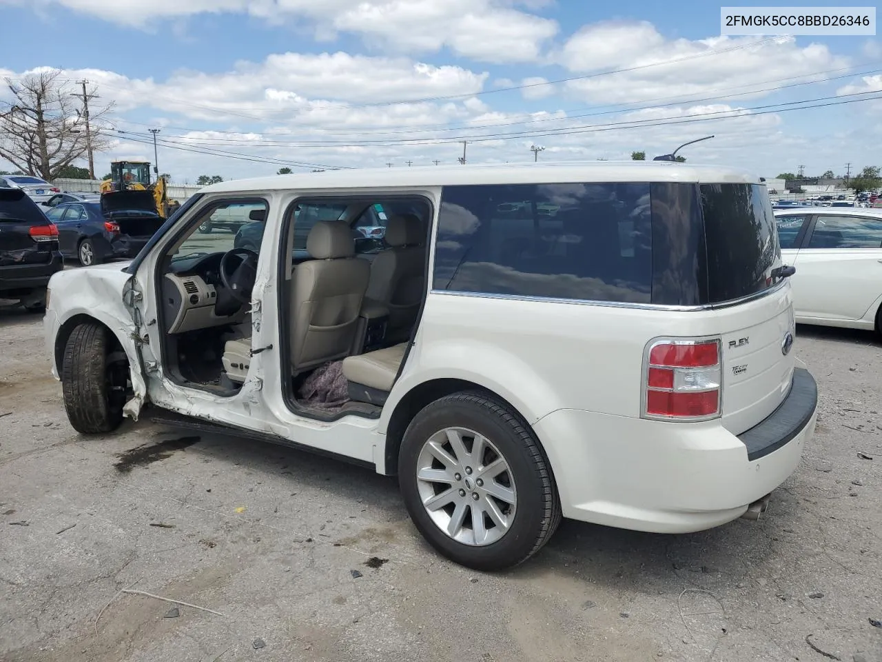 2011 Ford Flex Sel VIN: 2FMGK5CC8BBD26346 Lot: 67365724