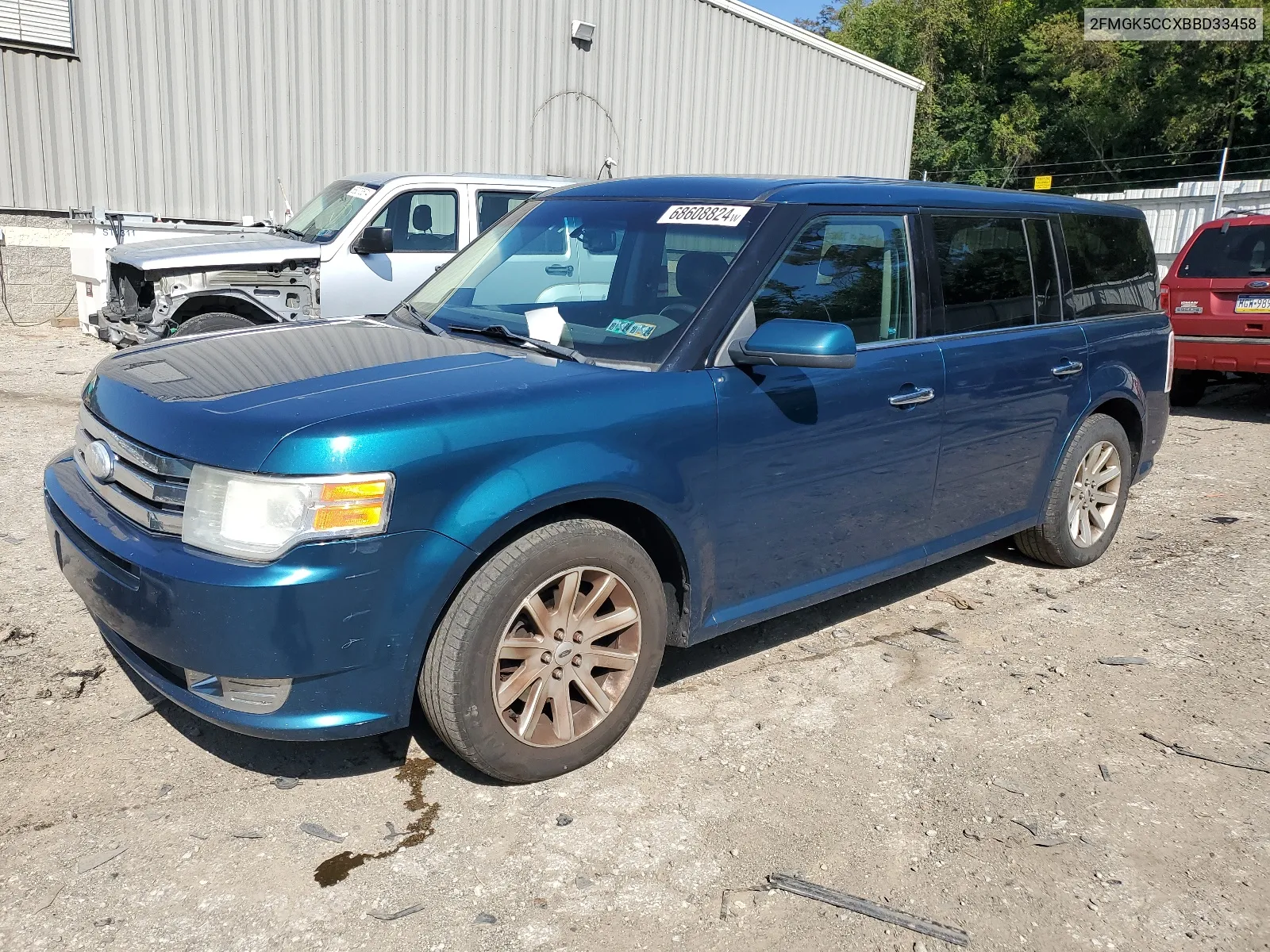 2FMGK5CCXBBD33458 2011 Ford Flex Sel