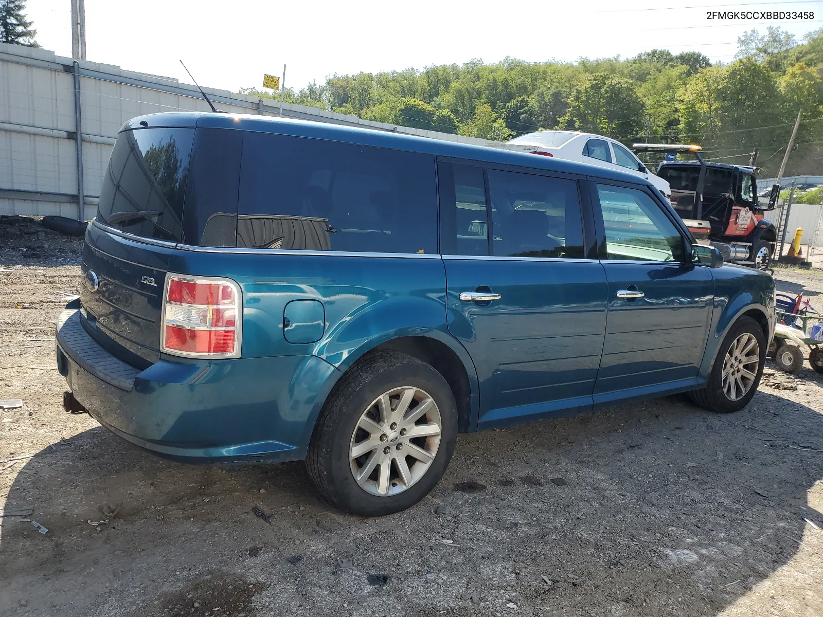 2FMGK5CCXBBD33458 2011 Ford Flex Sel